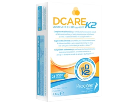 Dcare K2 28 Cápsulas PRODECO PHARMA