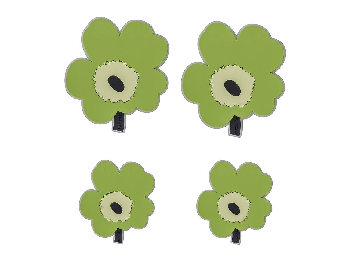 Conjunto de 2 Tapetes de Silicone em Forma de Flor Anti-Queimaduras NEVEANCE