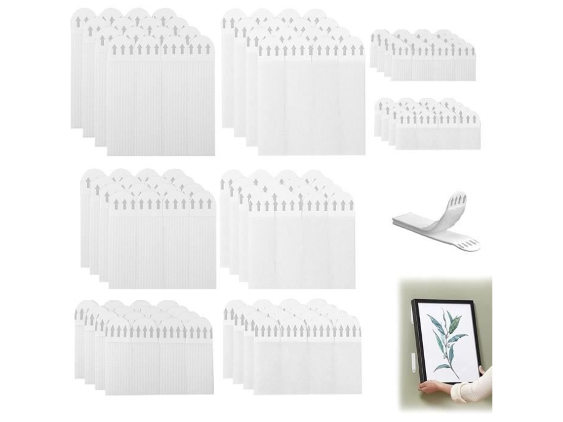 48 Pares De Fitas Adesivas Para Pendurar Quadros, Sem Necessidade Furar, Resistentes À Água, Molduras Precisar Furar. -aquaforge