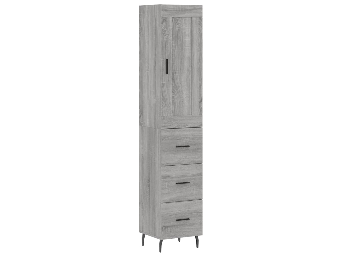 Highboard, Highboards Vidaxl Cinzeto Madeira Processada (n/a)