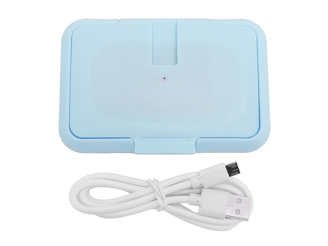 Mali aquecedor de Toalhas Umedecidas Bebê Usb Portátil com Temperatura Constante Azul Claro