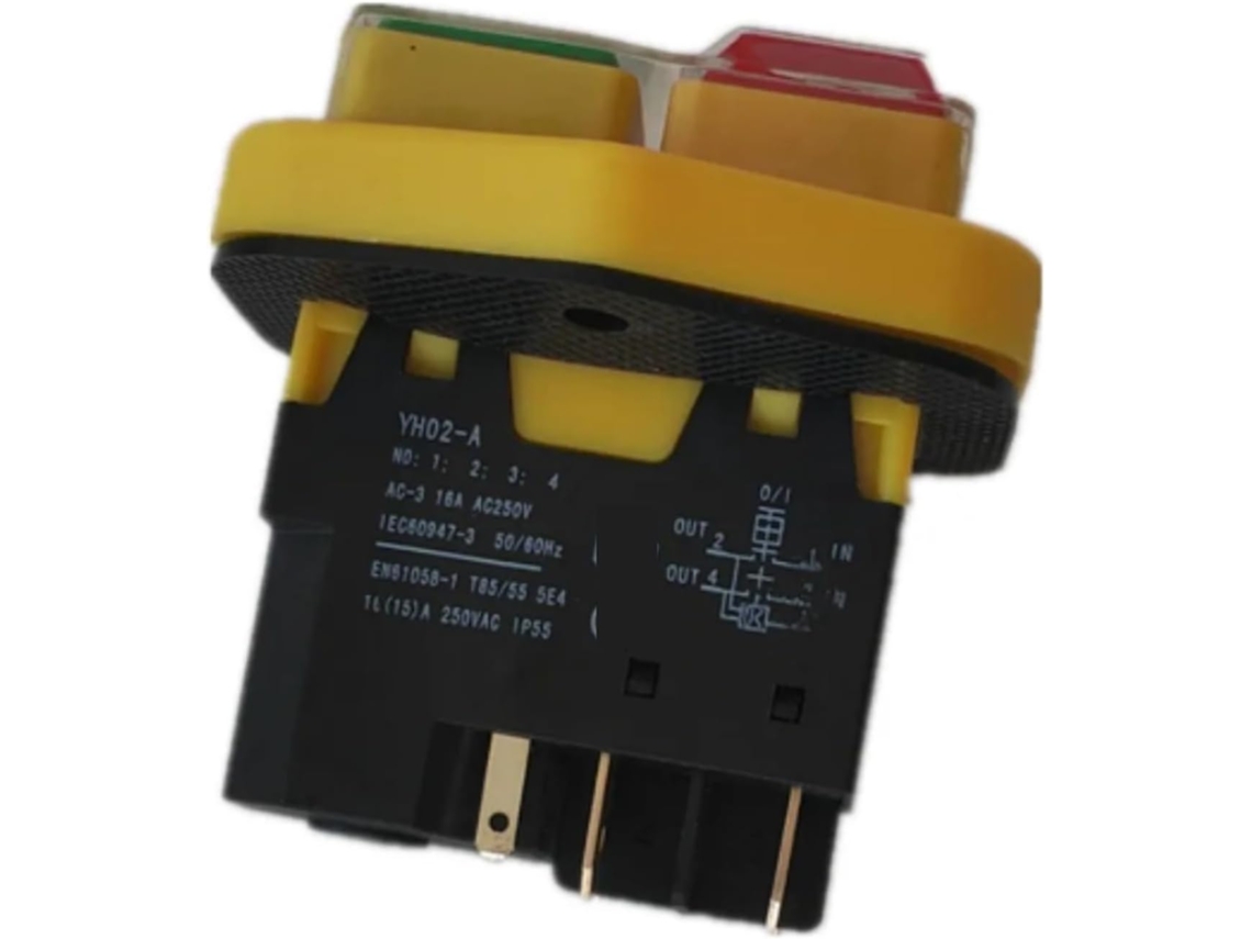 Interruptor Eletromagnético De Partida Para Ferramentas Elétricas, 16a, 250v, 5 Pinos, Compatível Com Kjd17b