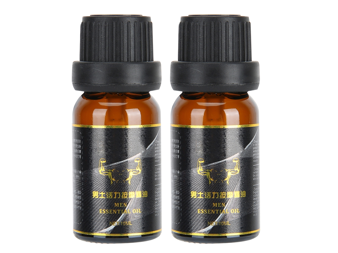 Óleo Essencial Para Massagem Do Pênis Masculino, 2 Unidades De 10ml, Aumento, Acessório Sexual