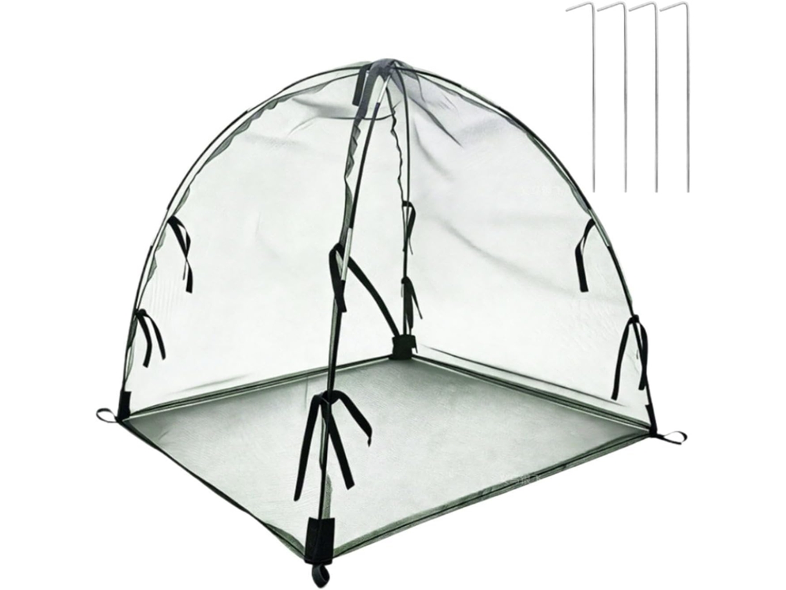 Proteção para Plantas Gaiola e Respirável, Rede de Jardim Segura para Animais Selvagens, Material de Poliéster + Kit CHABERLU