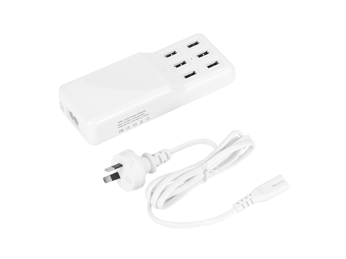 Carregador Inteligente Usb LAXISCREED 6 Portas 60w