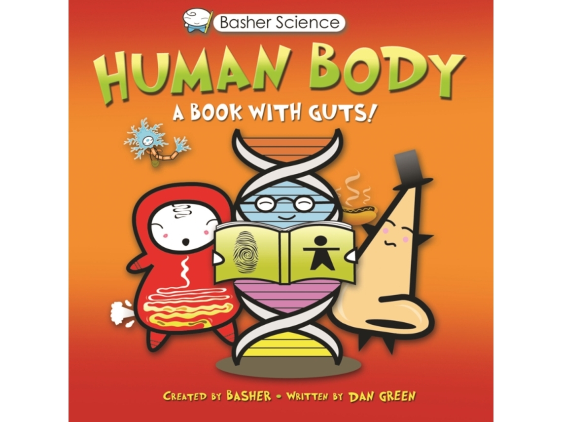 Livro Basher Science Human Body de Dan Green e Simon Basher (Inglês)