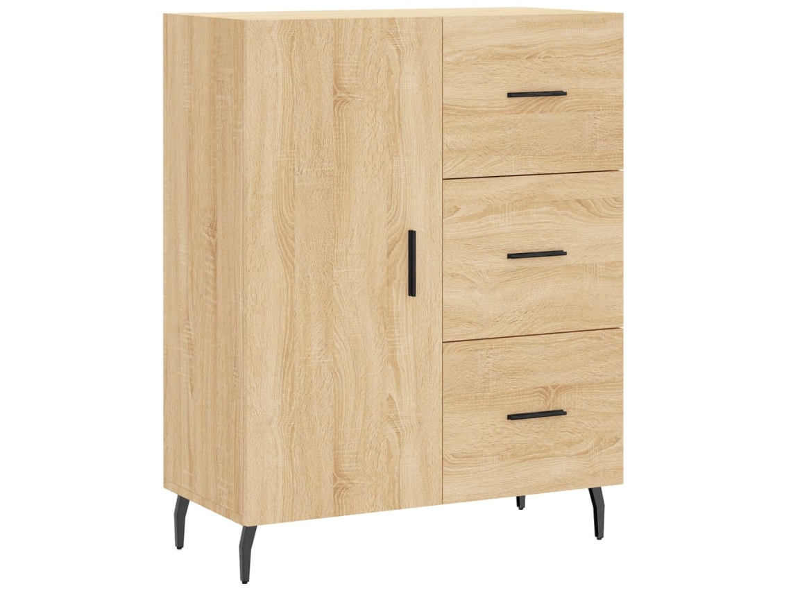 Sideboard, Sideboards Vidaxl Marrom Madeira Processada (n/a)