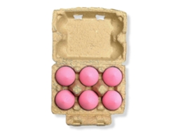 Esponjas De Ovo Para Misturar Beauty Bakerie, 6 Unidades Everley891
