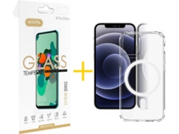 Kit Capa + Película 1 X iPhone 12 « 12 Pro Skyhe Magsafe Transparente