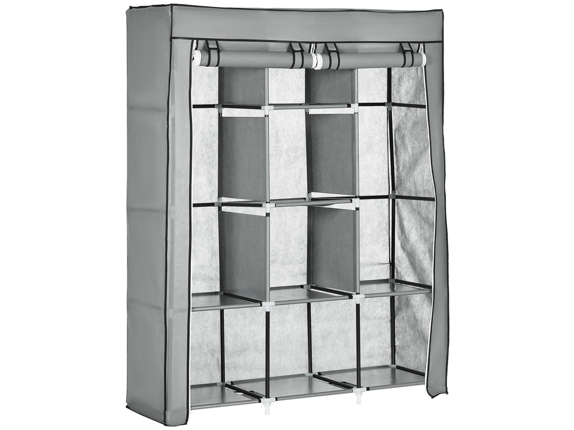Sofá Cama Dobrável com Encosto Ajustável e 2 Almofadas S/MARCA (102x73x81 cm) Cinza