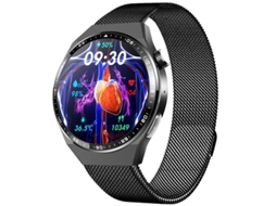 Smartwatch com chamada Bluetooth, monitoramento não invasivo de açúcar no sangue, alerta de ECG SOS, contador de passes e rastreamento esportivo Bestvite
