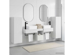 Vidaxl Conjunto De Móveis Para Banheiro 5 Unid. Branco