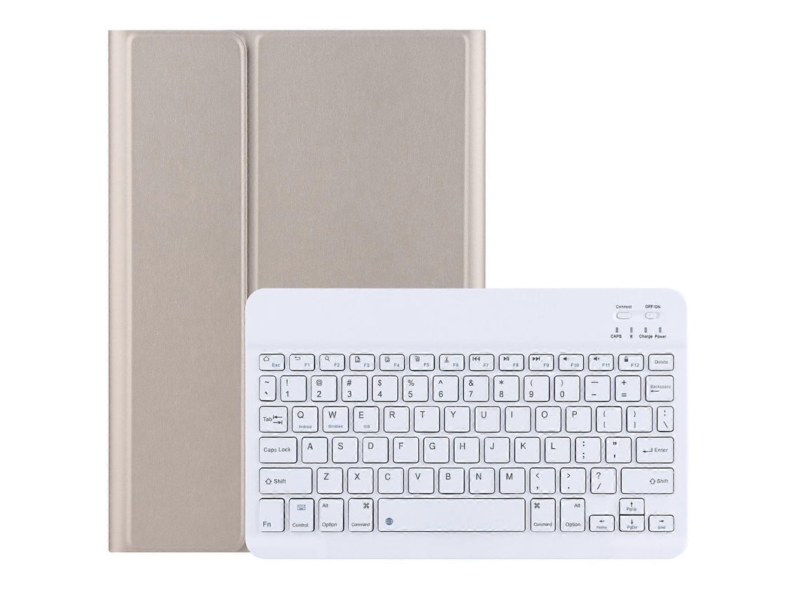 Capa De Couro Com Teclado Bluetooth Para Tablet Lenovo Tab M10 De 3ª Geração