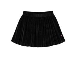 Saia Plissada Para Criança Com Lurex Preto 116