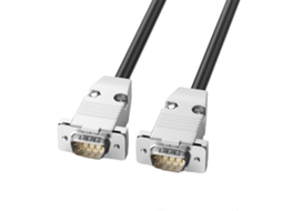 Cabo De Porta Serial Db9, Cabo De Conexão Direta Macho Fêmea De 9 Pinos Rs232 Para Conexão Segura Entre Equipamentos Eletrônicos 30 Aquaforge