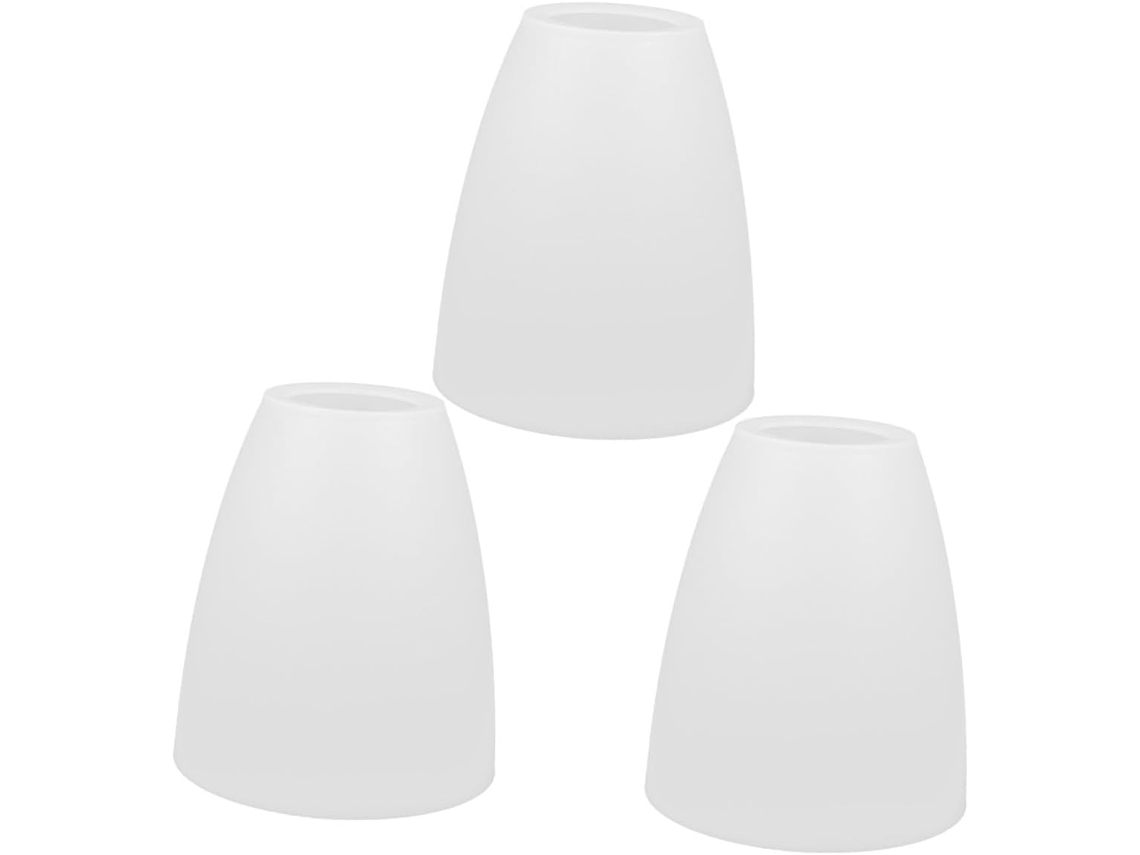 Conjunto de 3 Peças em Plástico Branco com Design Elegante. SFUSHOS