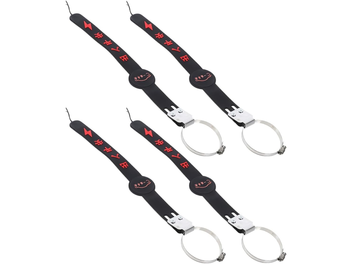 Conjunto De 4 Cintos De Segurança Automotivos Antiestáticos De Silicone Para Eliminação De Estática.