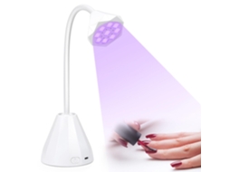 Lâmpada Uv Led Recarregável Para Unhas, 27w, Mini Lâmpada Uv Para Extensão De Unhas Em Gel, Secador De Unhas Portátil Sem Fio, 360° R