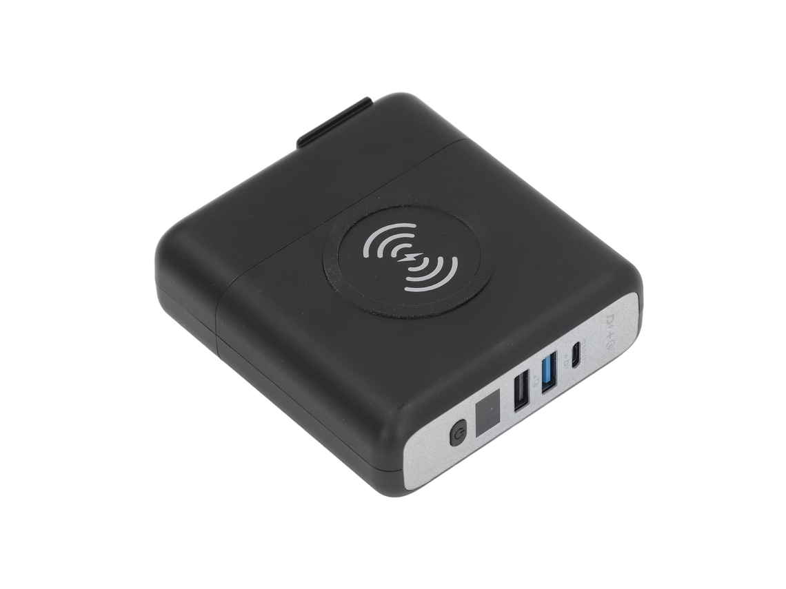 Bateria portátil 10000mah 20w pd power bank carregador com 3 portas e design magnético para viagem | S/MARCA