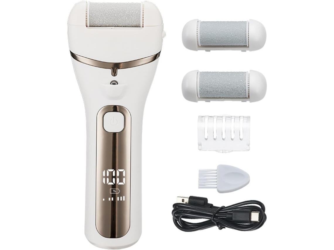 Esfoliador de Pés Elétrico, Led, Recarregável SFUSHOS