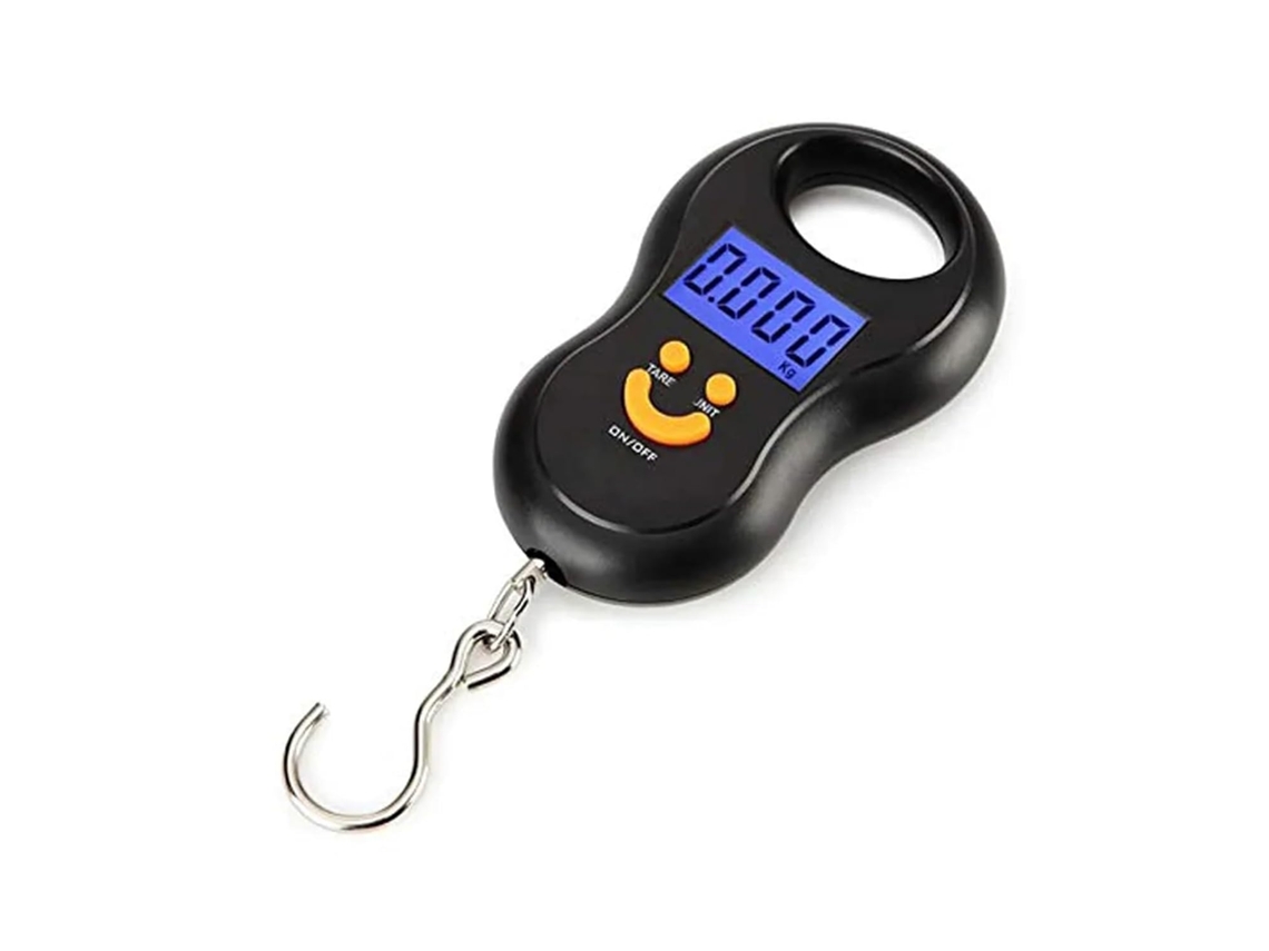 Balança Eletrônica De 50kg X 10g Pendurar, Balança Digital Lcd Cozinha, Balança De Pesca Com Iluminação Fundo