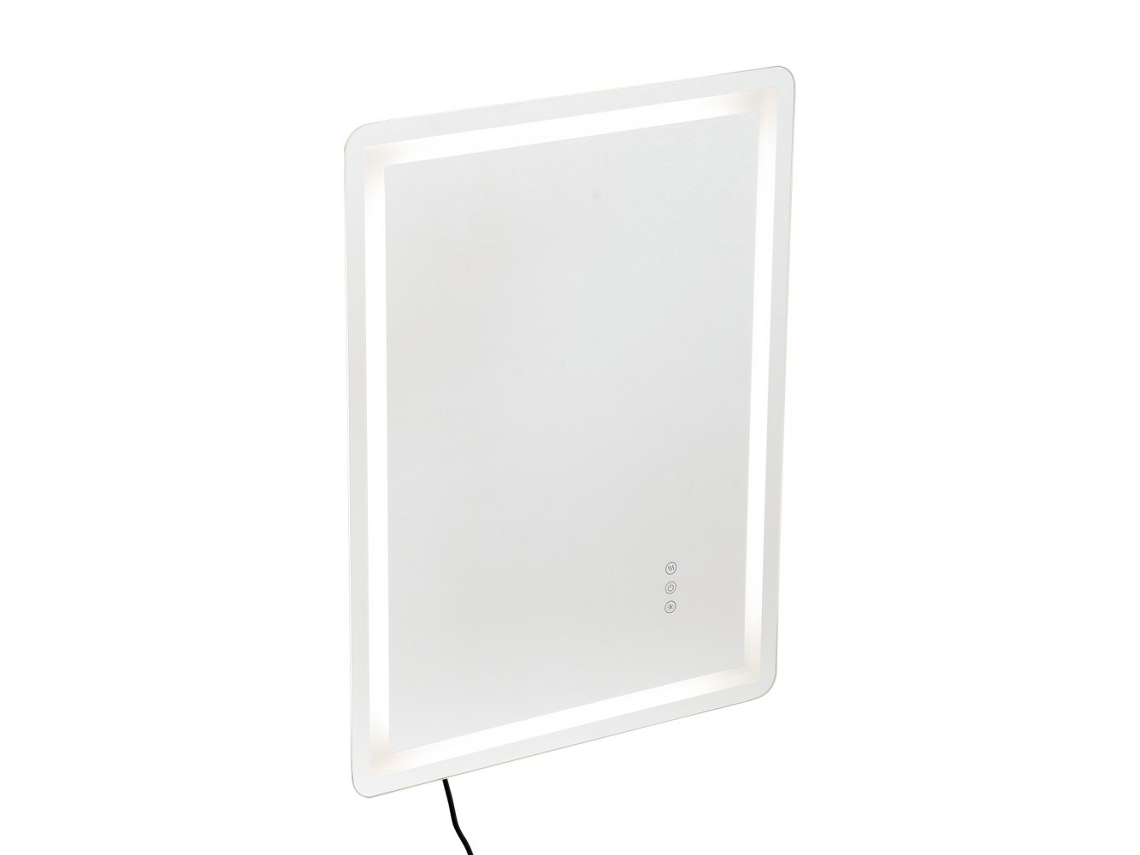 Espelho Led Para Casa De Banho 60x80 Cm Com Luz Regulável, Anti Embaçante E 3 Cores Tekmaquinas