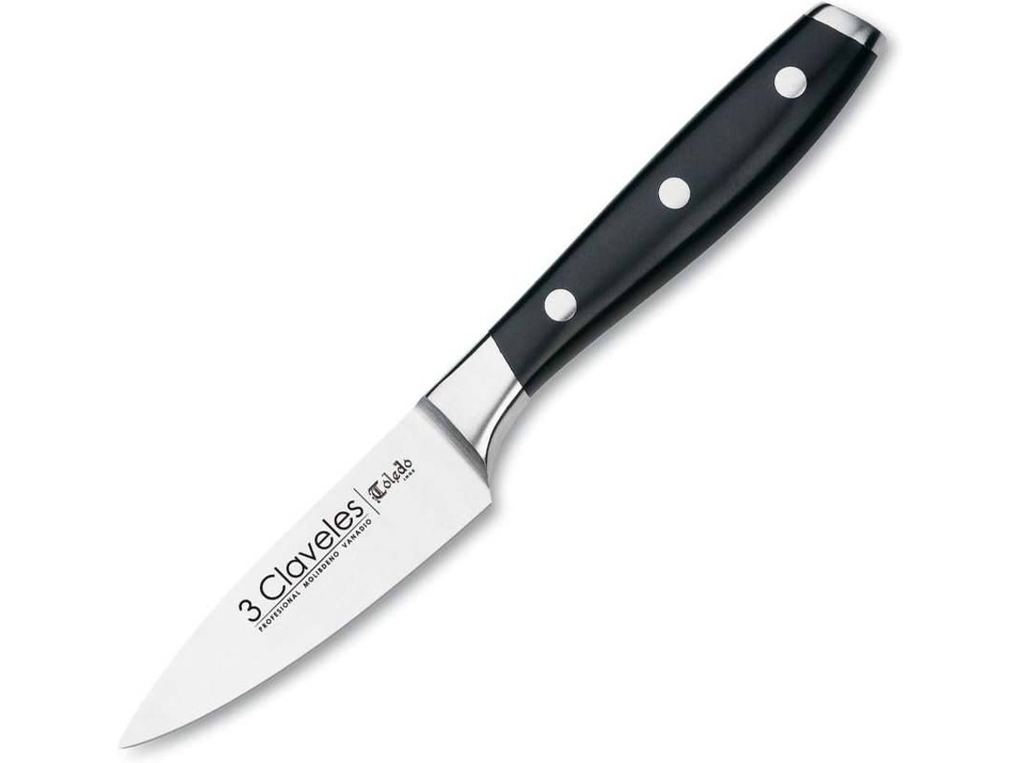 Faca de Cozinha 3 CLAVELES (Aço Inox - 9 cm - 3.5'')