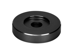 Aetheria adaptador de Toca discos 45 Rpm para Discos de Buraco Grande em Alumínio Preto Clamp para Vinil