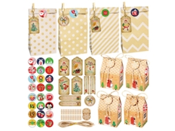 Bolsa De Armazenamento De Papel Para O Natal Allinless