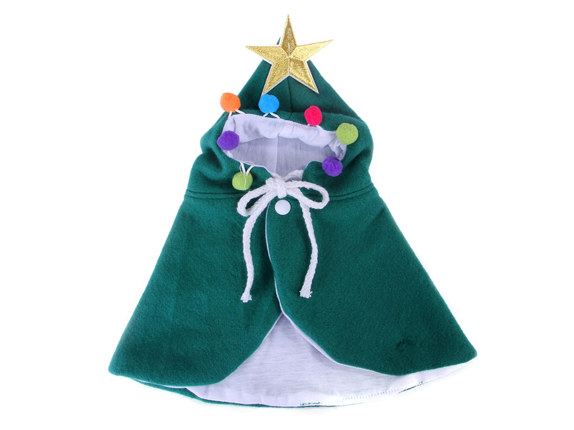 Manto De Natal E Halloween Para Pet Gato Roupa Confortável Macia