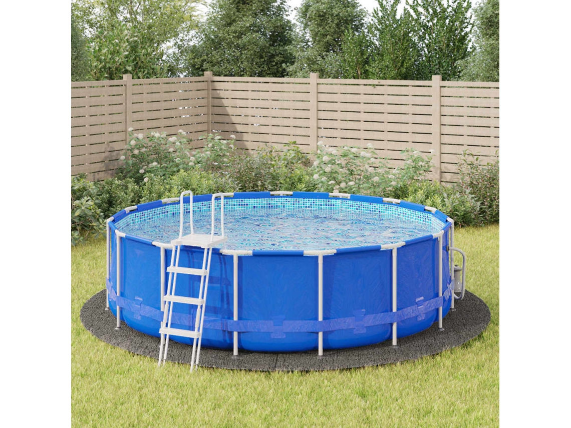 Pool Ground Cloth, Pool Ground Cloths Vidaxl Cinzeto Poliéster (ø 500 Cm)