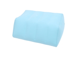 Travesseiro Inflável de Elevação de Pernas PVC Flocagem Azul para Dormir Swelling Portátil | S/MARCA