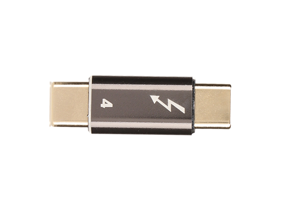 Adaptador USB C Mali Macho para Macho 40gbps com Carregamento Rápido Pd 100w, Alumínio, Suporta 8k