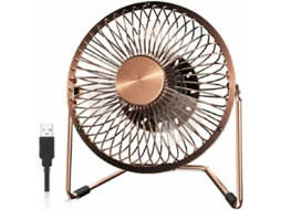 Ventilador de Mesa Usb de 6 Mm, Operação Silenciosa, Circulação de Ar, 2 Velocidades MDUG