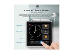 Painel De Controle Inteligente Zigbee Múltiplo Tuya Smart Home Com Tela De 4 Polegadas E Tela Sensível Ao Toque Integrada Slowmoose