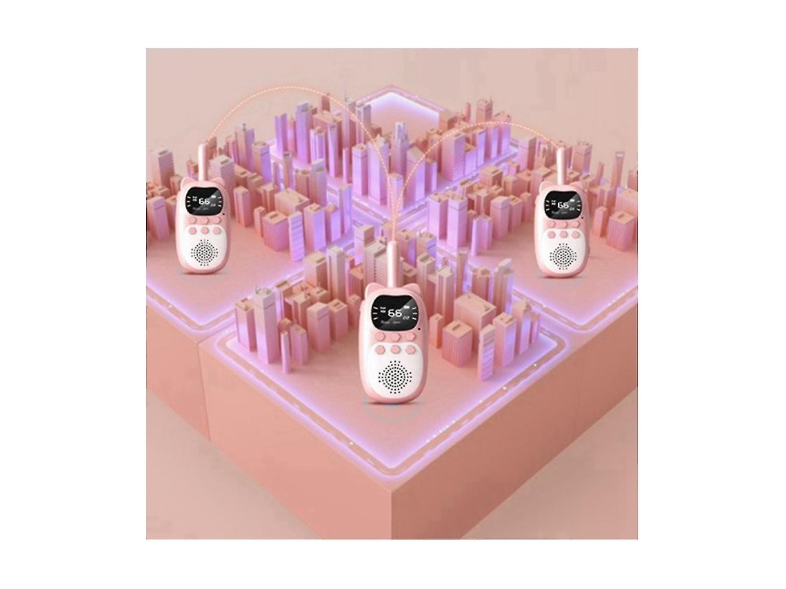 Unidades De Walkie Talkie Recarregáveis, Transmissor/receptor De Rádio Portátil Com Alcance De 0,3 Km, Ideal Para Crianças. Brilvibera