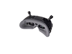 Máscara Olho Cinza + Capa Protetora Poeira Wlyl Headset Fpv Almofada Algodão Anti luz Esponja Fina Macia P/ Walksnail Avatar Hd X MDUG
