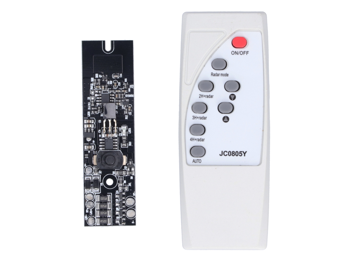 Placa de Controle Solar com Indução de Corpo Humano Radar Luz Alta/baixa