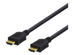 Cabo HDMI de Alta Velocidade com Ethernet AQUAFORGE, 1,5 M, 4K UHD, Preto