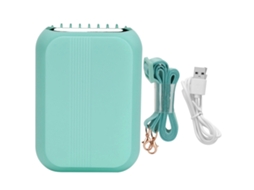 Ventilador de Pescoço Portátil Sem Lâminas Usb 3em1 Verde