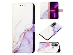 Capa De Celular Flip Em Couro Com Estampa De Mármore Para Infinix Hot 11s Pt003