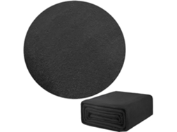 Tapete Genérico Redondo, a Furos e Pré cortado para Piscina para Usar Sob o Revestimento da Piscina para Jardim, CHABERLU