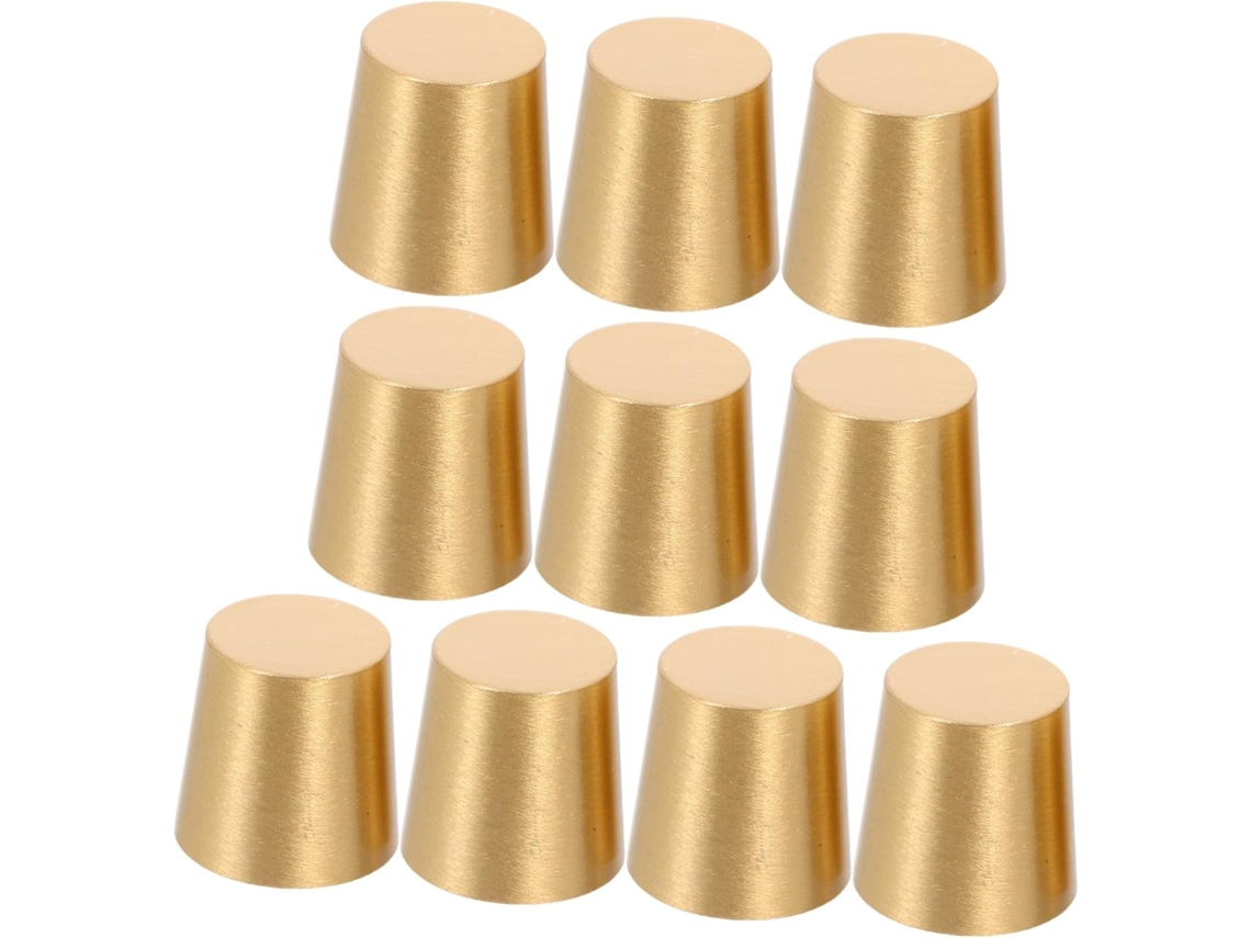 Conjunto De 10 Pés Latão Artesanais Para Bandeja Madeira Antiga, Acessórios De Cozinha, Porta Joias E Expositores