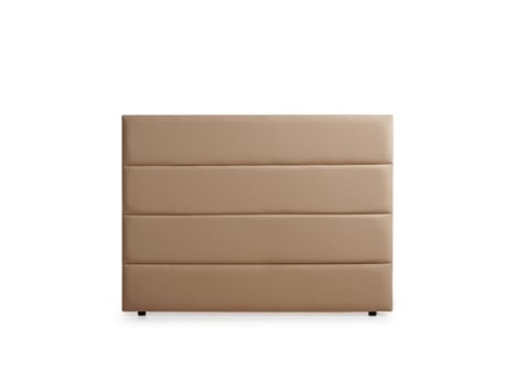 Cabeceira MOONIA Estofada Genova Pele Sintética 115 X 120 X 8 cm