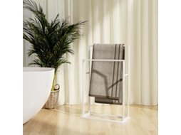 Toalheiro De Pã© 48x24x78,5 Cm Ferro Branco DKD HOME DECOR