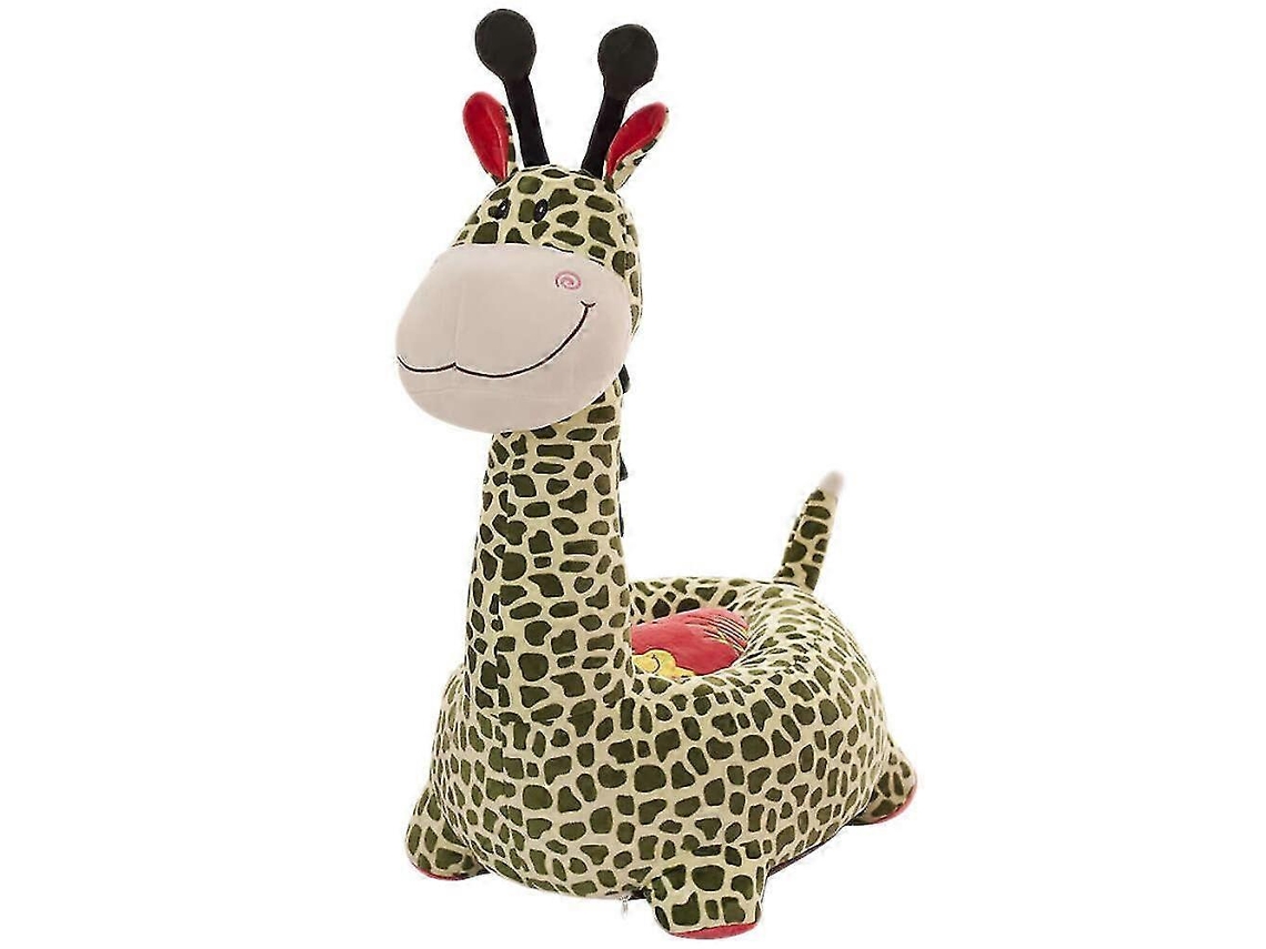 Cadeira De Pelúcia Para Crianças, Girafa Verde, Macia E Resistente