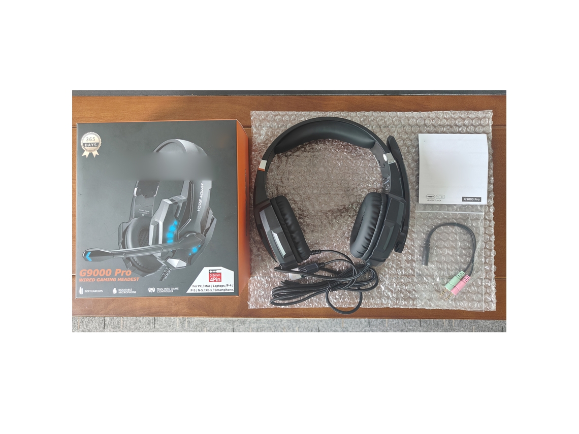 Fone de Ouvido Gamer LAXISCREED G9000 Pro com Led