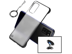 Kit Suporte Magnético de Carro Capa Invisible Bumper Xiaomi Redmi 9 Prime