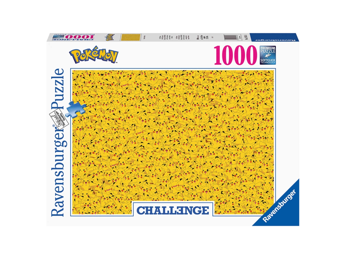 Puzzle Pikachu Challenge 1000 Peças RAVENSBURGER 