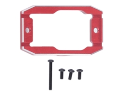 Mali suporte de Servo de Alumínio Leve para Carro Rc Traxxas 1/18 Trx4m Aço Alumínio Montagem de Servo Metal Vermelho